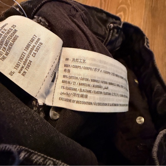 Abercrombie & Fitch Dark Blue Straight Leg Jeans - Picture 6 of 7